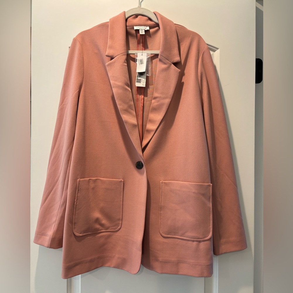 Topshop pink blazer